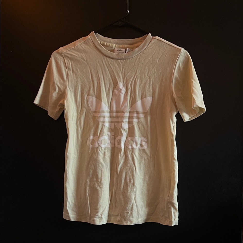 Adidas Cream T-Shirt for women